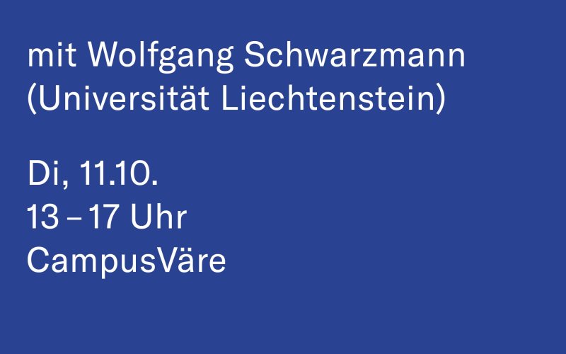 Workshop am Dienstag 11.10.2022