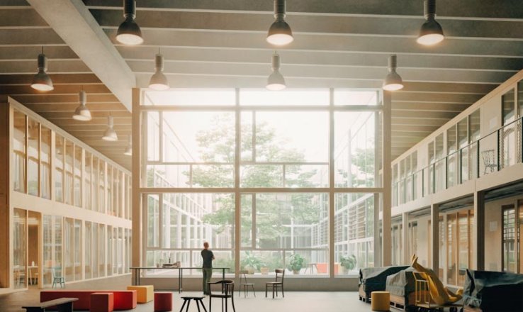 CampusVäre, Halle 4 - Visualisierung